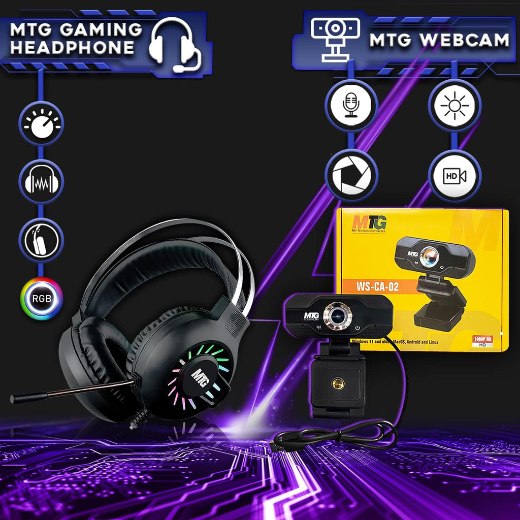 TechMagnet Gaming Desktop PC, Intel i5 4th Gen, Zeus Pro 4, GT 1030 2GB DDR5, 8GB RAM ARGB, 1TB SSD + 4TB HDD, 27 Inch 75hz Gaming Monitor, RGB Kit, Windows 11 (Renewed)