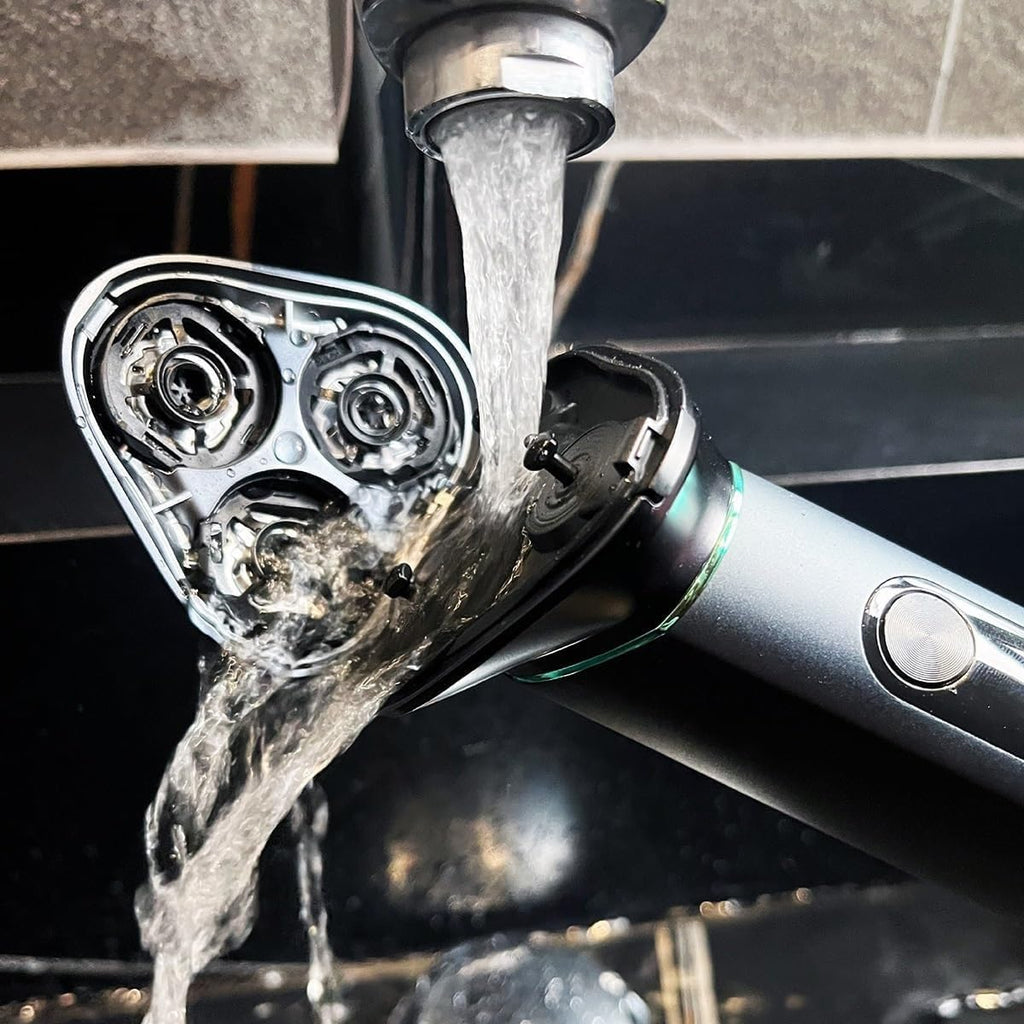 Electric Shavers for Men, Metal Housing 3D Floating Rotary Electric Shaver for Men Waterproof Beard Electric Razor Face Shaving Machine Rechargeable