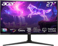 acer Nitro 27' FHD Gaming Office Monitor, 1500R Curved 280Hz, Tilt/Swivel/Height Adjustable, AMD FreeSync, 1ms (VRB), VESA Mountable, ZeroFrame Design, DisplayPort & 2 x HDMI - Black