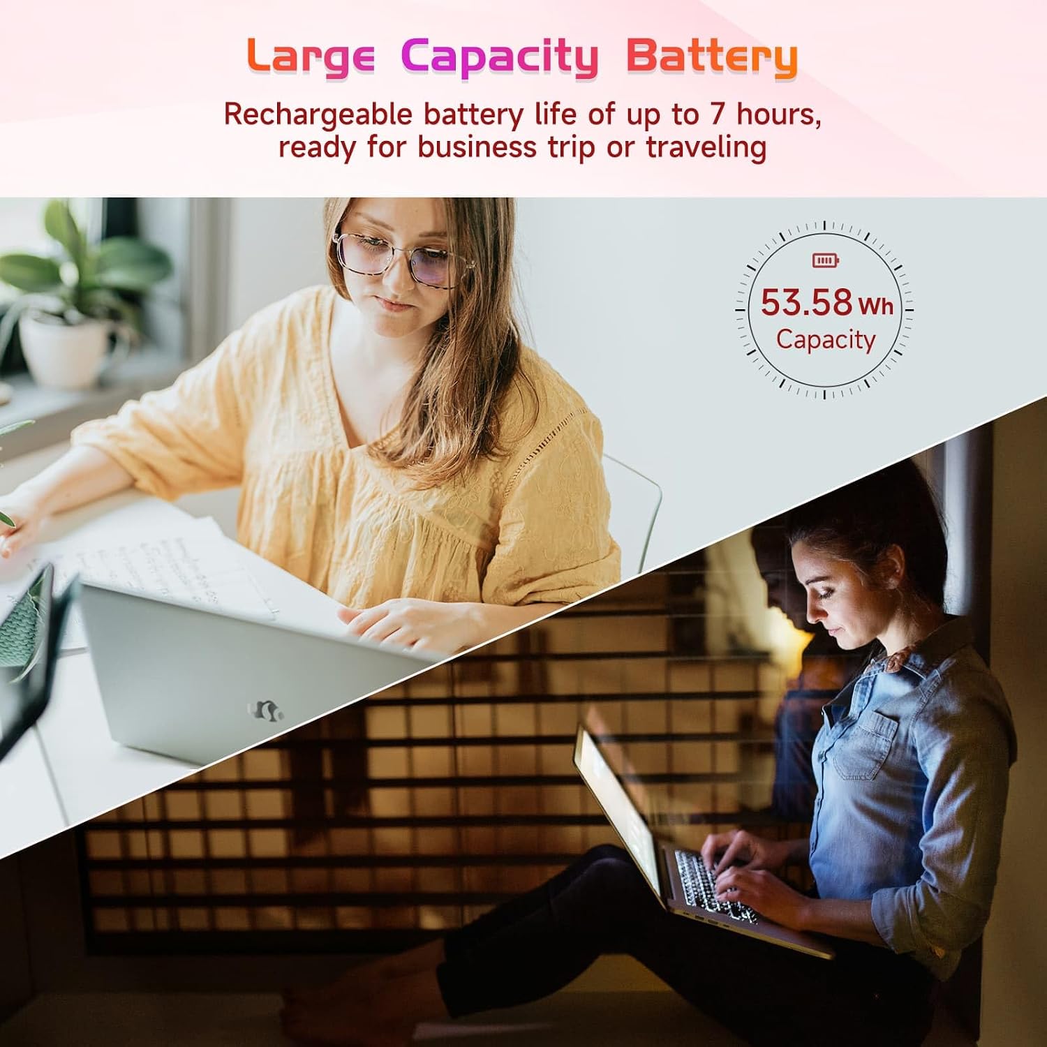 NIMO 17.3' IPS FHD Laptop, 6 Cores i3-1215U Processor (Up to 4.4GHz, Beat Ryzen 5 7520U) 32GB RAM 1TB SSD Computer with 65W Type-C Backlit KB Fingerprint HDMI, for School Home & Business