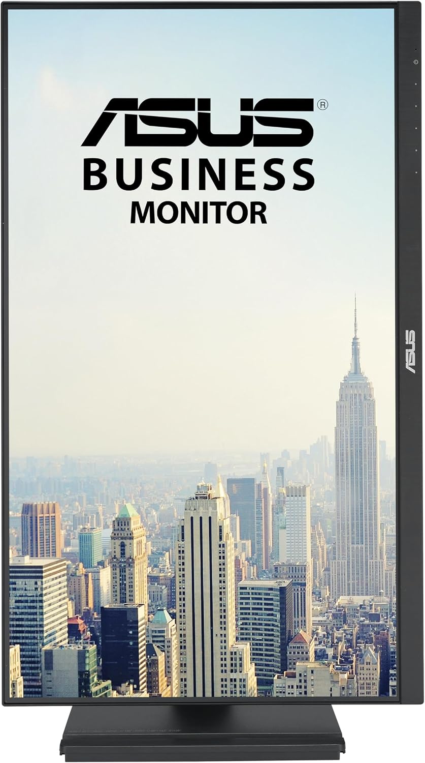 ASUS 24' 1080P Business Monitor (VA24DQFS) - IPS, 100Hz, 1ms, Adaptive-Sync, HDMI, DisplayPort, VGA, for Working and Gaming, Ergo Design, Blue Light Filter, Flicker Free, 3 yr Warranty TAA Compliant