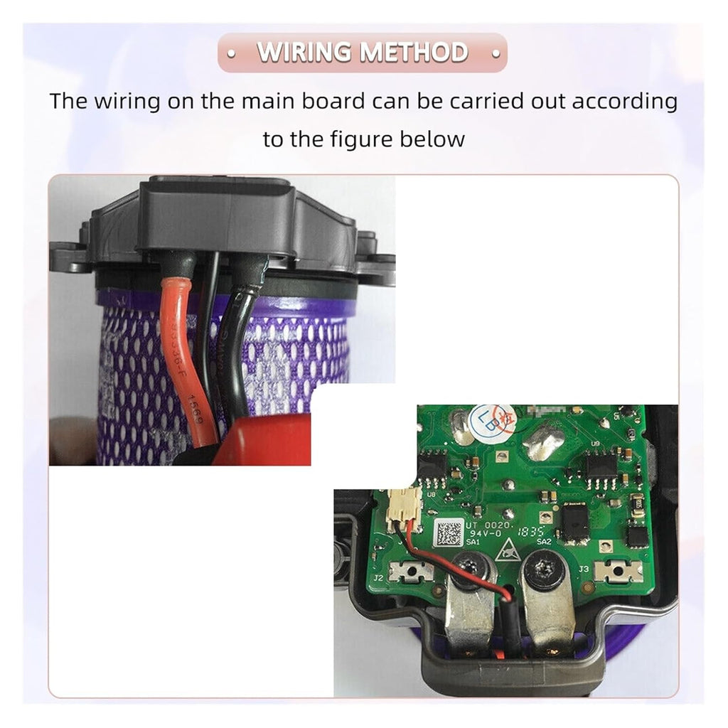 Handheld Vacuum Cleaner Motor Motherboard Replacement Accessory, Compatible for Dyson V11 SV14 SV15, Vacuum Cleaner Host Board