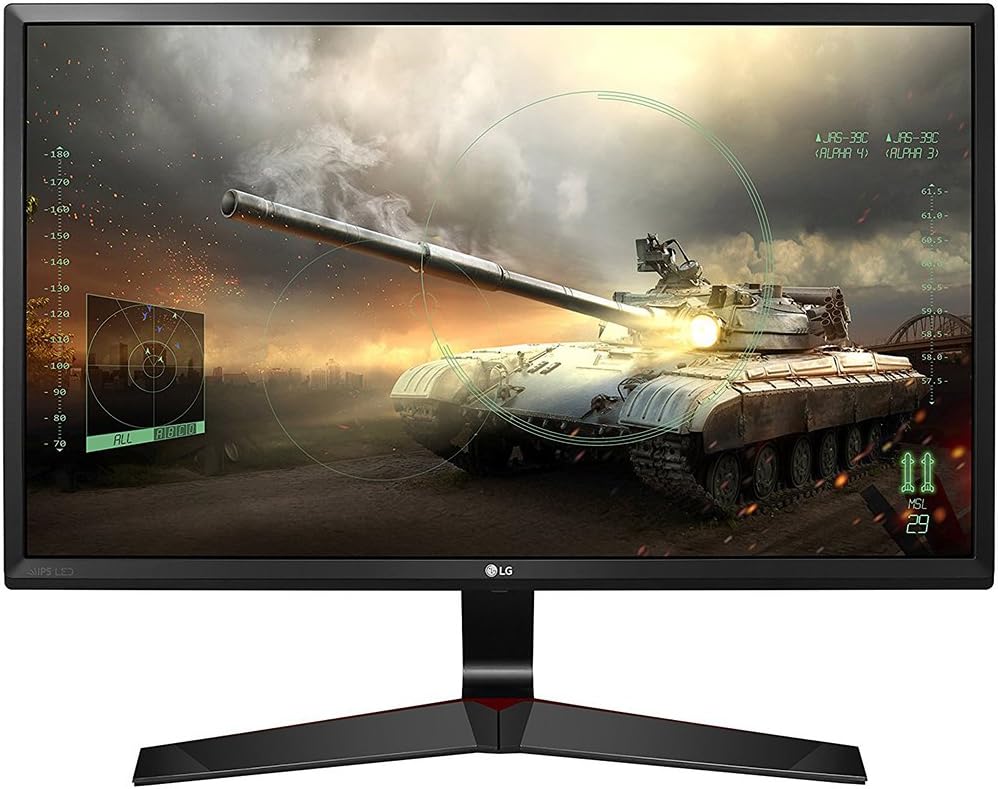 LG 27MP59G-P Gaming Monitor 27' Full HD (1920x1080) IPS Display, 1ms Blur Reduction, AMD FreeSync, On Screen Control - Black
