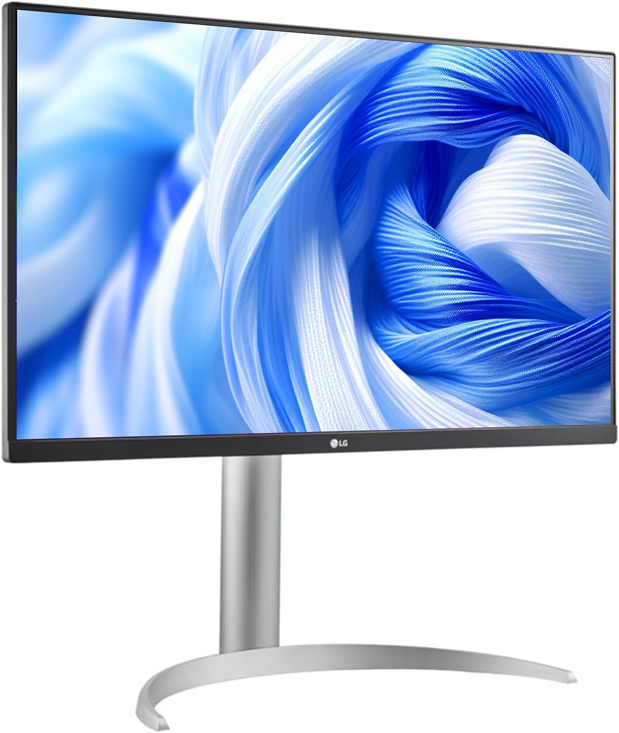 LG 27' Ultrafine 4K UHD (3840 x 2160) Monitor, 60Hz, VESA DisplayHDR™ 400, 5ms, Dynamic Action Sync, Flicker Safe, HDMI & DisplayPort, VESA Mount, Tilt/Height/Pivot Adjustable, White
