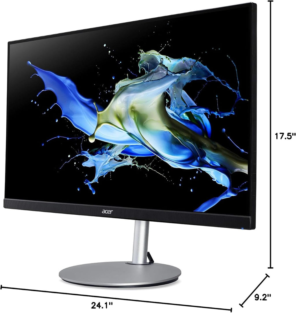 acer CB272U Ebmiiprx 27' WQHD 2560 x 1440 Home Office Monitor | AMD FreeSync | 1ms VRB | 100Hz | Zero Frame | Height Adjustable Stand with Swivel, Tilt & Pivot (Display Port 1.2 & 2 x HDMI 2.0 Ports)