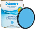 Doheny's Pro-Grade High Build Self-Priming Epoxy Swimming Pool Paint | Formulated for Excellent Stain, Chemical, and Abrasion Resistance | VOC Compliant (Bikini Blue)