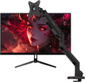 Pixio PX279 Wave 27 inch 240Hz Refresh Rate FHD 1080p Resolution Fast IPS Panel 1ms GTG Resonse Time Gaming Monitor and PS1S Wave Black Single Monitor Arm - Fits up to 32 inches and 19.8lbs