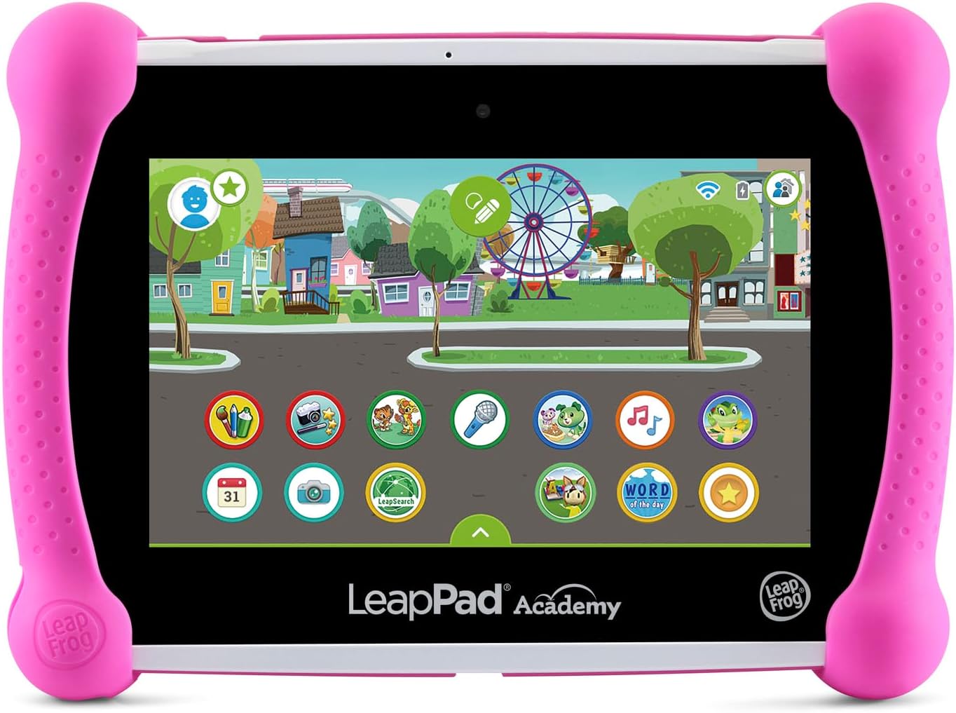LeapFrog LeapPad Academy Kids' Learning Tablet, Pink