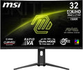 MSI MAG 321CUPDF Curved 32' UHD Gaming Monitor - Rapid VA 1500, 3840x2160, Dual-Mode / 0.5ms, 16:9, Adaptive Sync - DisplayPort 1.4a, HDMI 2.1, USB Type-C (DP Alt. with PD 15W)
