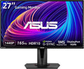 ASUS TUF 27' IPS Gaming Monitor, 2K (2560 x 1440), LED Display, 165Hz, 1ms, G-SYNC, HDR 10, 100% sRGB, Anti-Glare M, VESA Mountable, Ajustable Stand, DisplayPort x1, HDMI x2