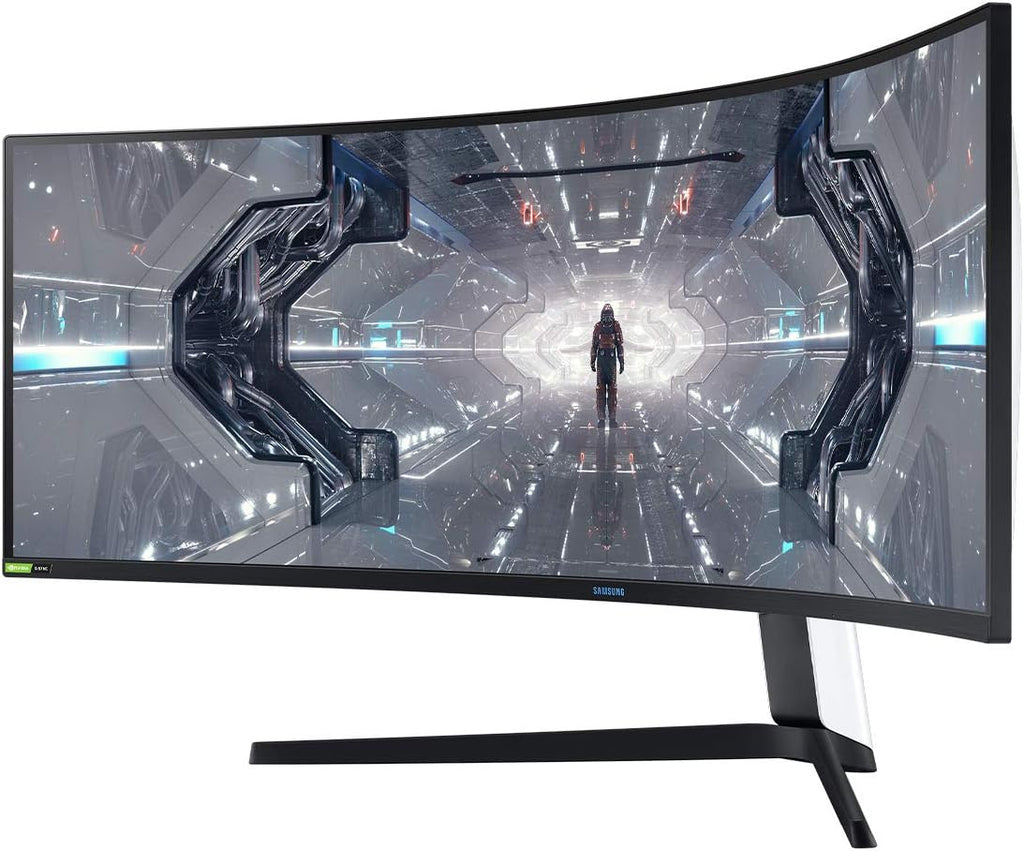 SAMSUNG Odyssey 49-in 5K QHD 1440p Gaming G9 Computer Monitor LC49G97TSSNXDC