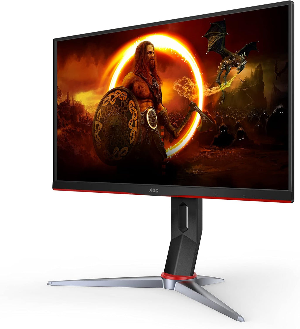 AOC Q27G2S 27' Gaming Monitor, QHD 2K 2560x1440, 165Hz 1ms, G-SYNC Compatible, Height Adjustable, 3-Year Zero-Bright-dot,Black (Renewed)