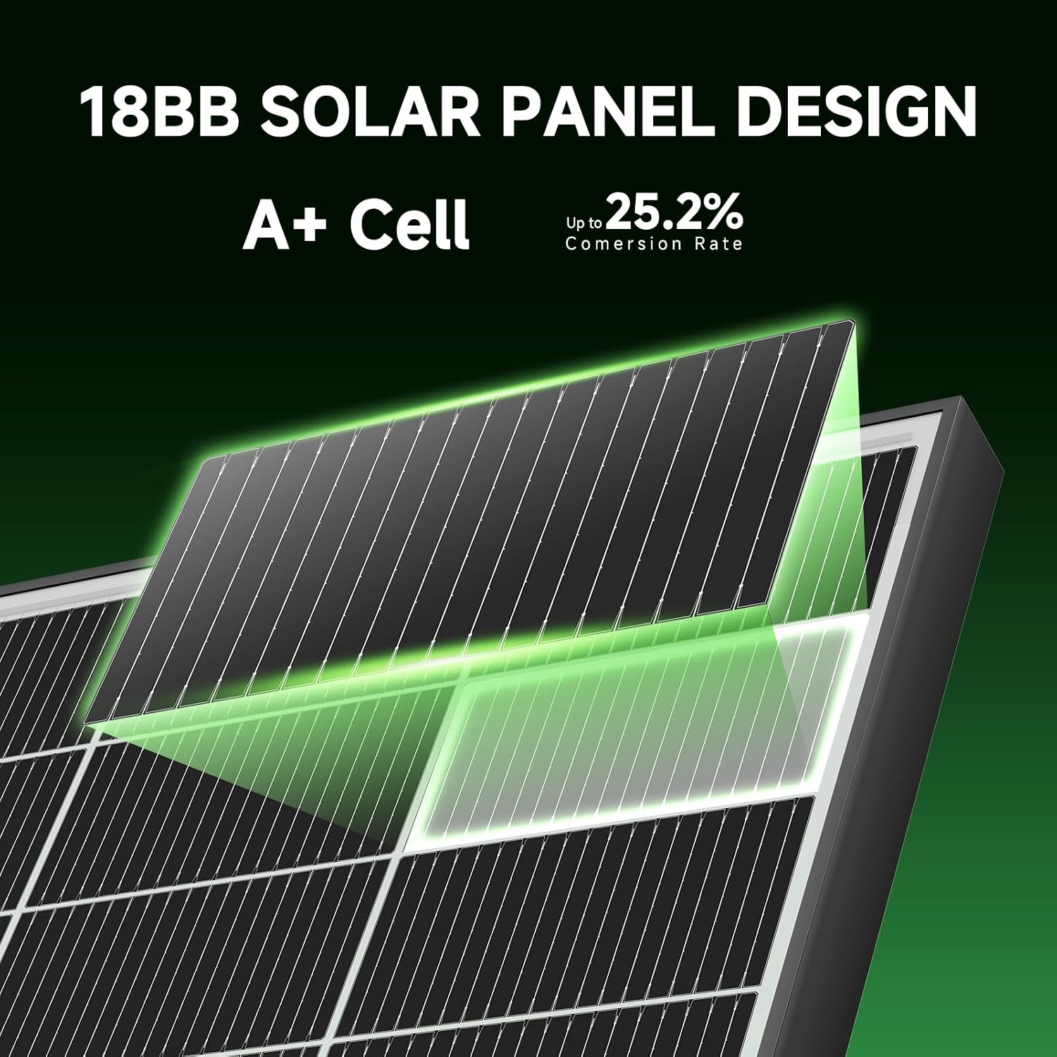 1200 Watt Solar Panels Bifacial 200 Watt Solar Panel 6 Pack 18BB Monocrystalline A+ Cell High-Efficiency Module PV Power Charger Homes Camping RV Battery Boat Caravan Other Off-Grid Applications