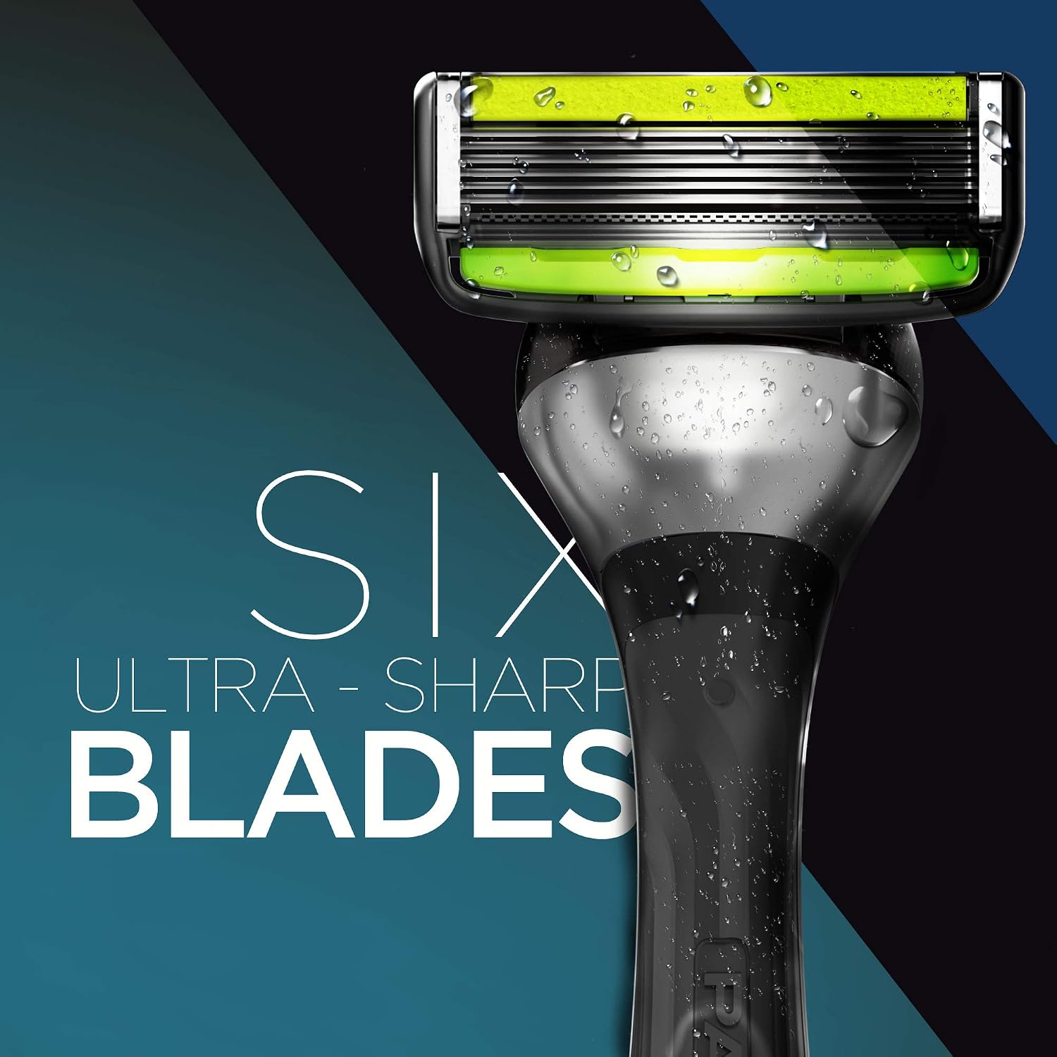 Dorco Pace 6 Pro - Six Blade Razor System with Trimmer - 52 Pack Refill (No Handle)