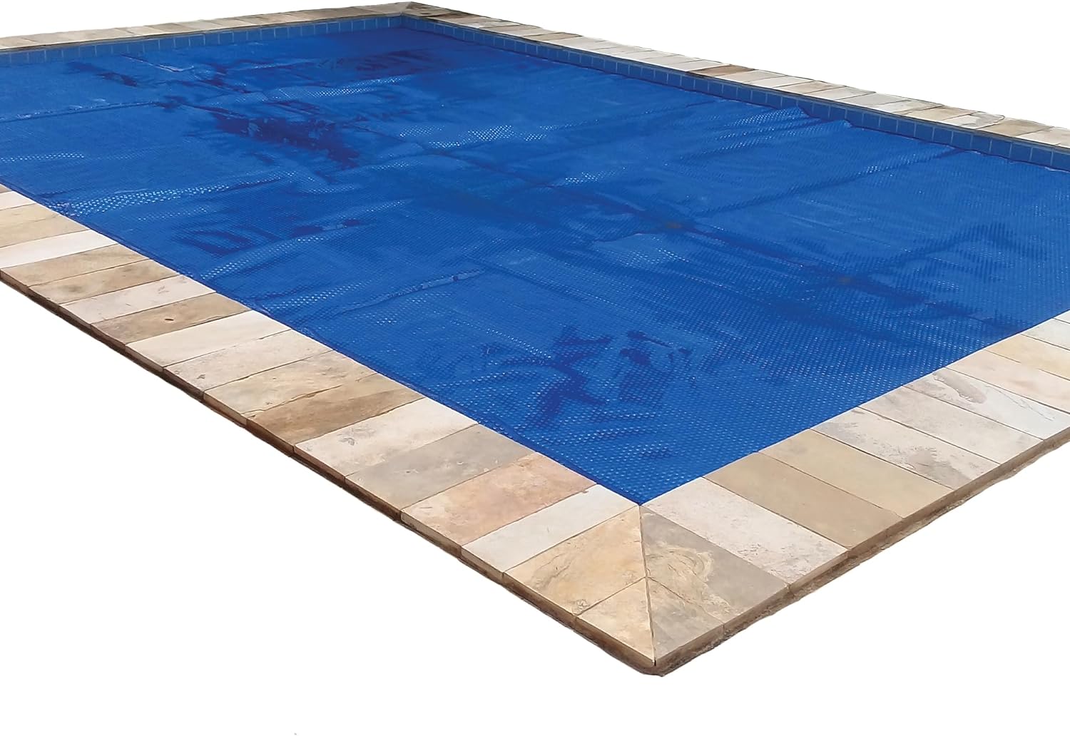 In The Swim 20' x 44' Premium Blue Rectangle Solar Pool Cover 12 Mil for Solar Heating Above Ground Pools and Inground Pools