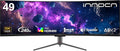 INNOCN 49' 240Hz Curved Monitor Ultrawide Gaming QHD 5120 x 1440P Computer Monitor, R1800, 99% sRGB, HDR400, USB Type C, DisplayPort, HDMI, Built-in Speakers, Height/Tilt Adjustable - 49C1S