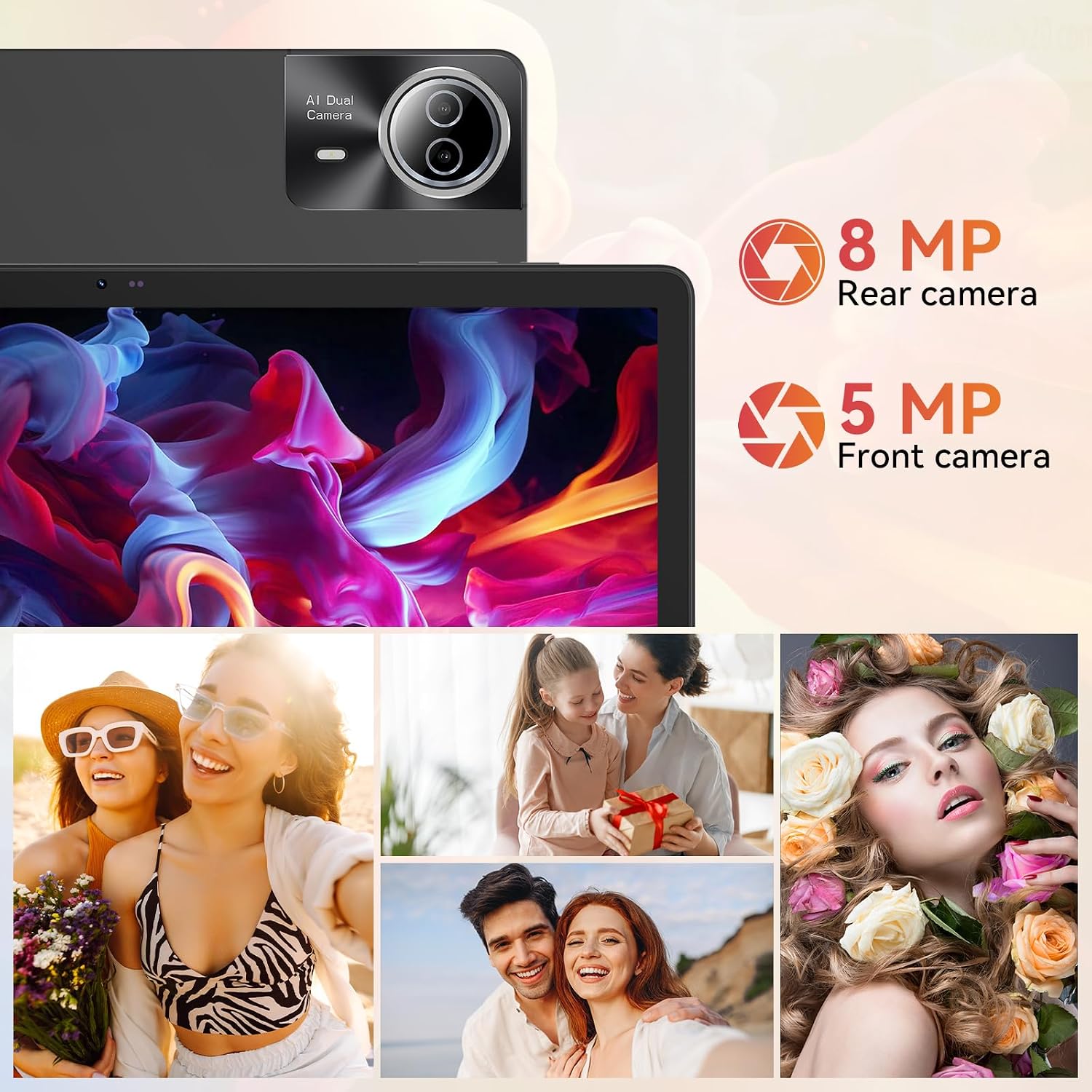 Urao Tablet｜14 inch Android 16 Tablet｜30GB RAM 256GB ROM ｜1920 * 1200 IPS FHD｜10000mAh 30W Fast Charging｜Octa-core Processor｜Wi-Fi 6, BT 5.4｜Dual Camera with Gemini AI｜Keyboard｜Stylus｜Case｜Headphone