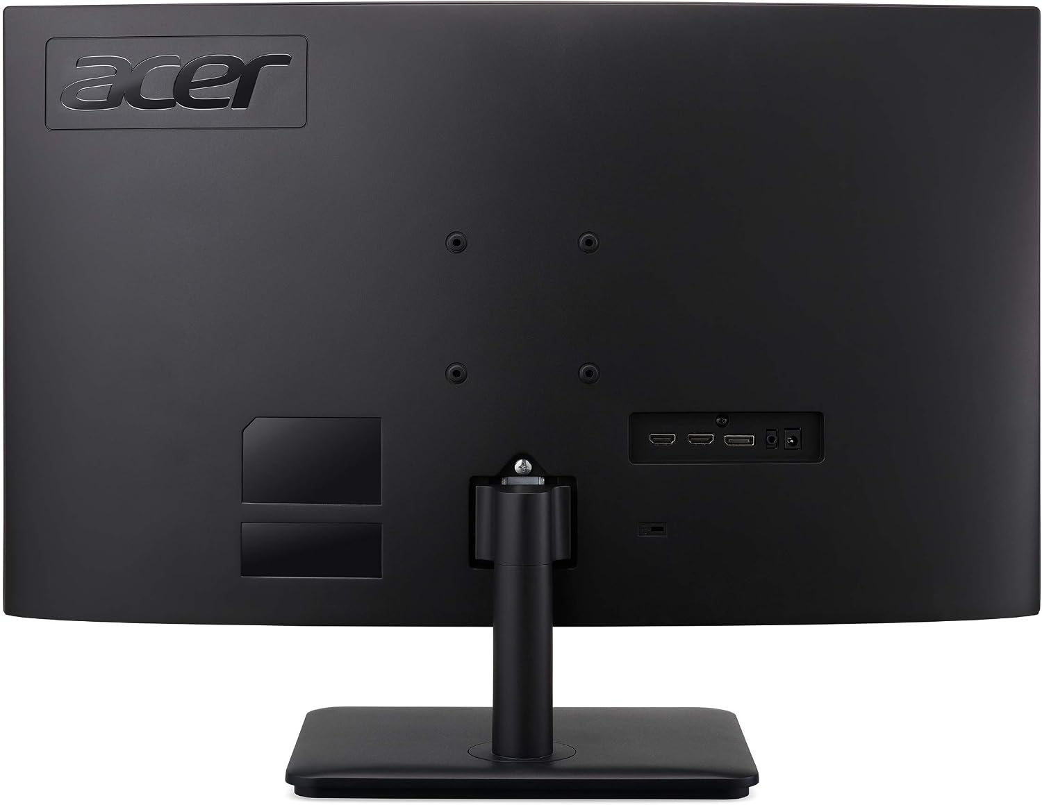 acer ED270R Sbiipx 27' 1500R Curved Zero-Frame Full HD (1920 x 1080) Gaming Monitor with AMD FreeSync Technology | 165Hz | 5ms (G to G) | Display Port & 2 x HDMI 1.4 Ports