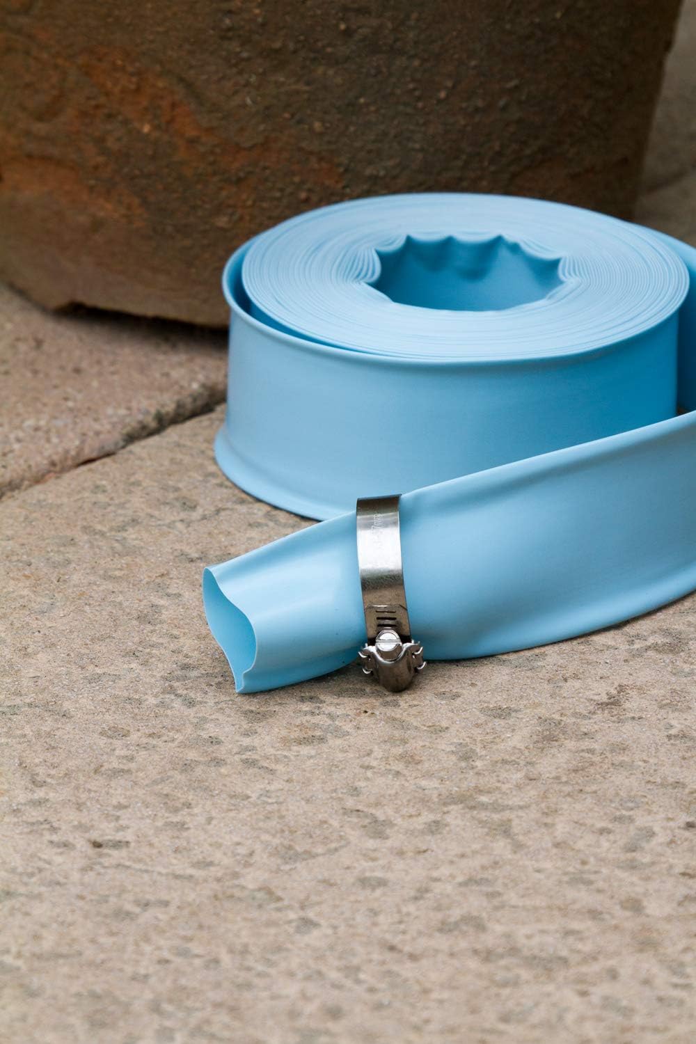 Poolmaster Swimming Pool Backwash Hose, 2-Inch by 200-Feet,Blue (Pack of 2)
