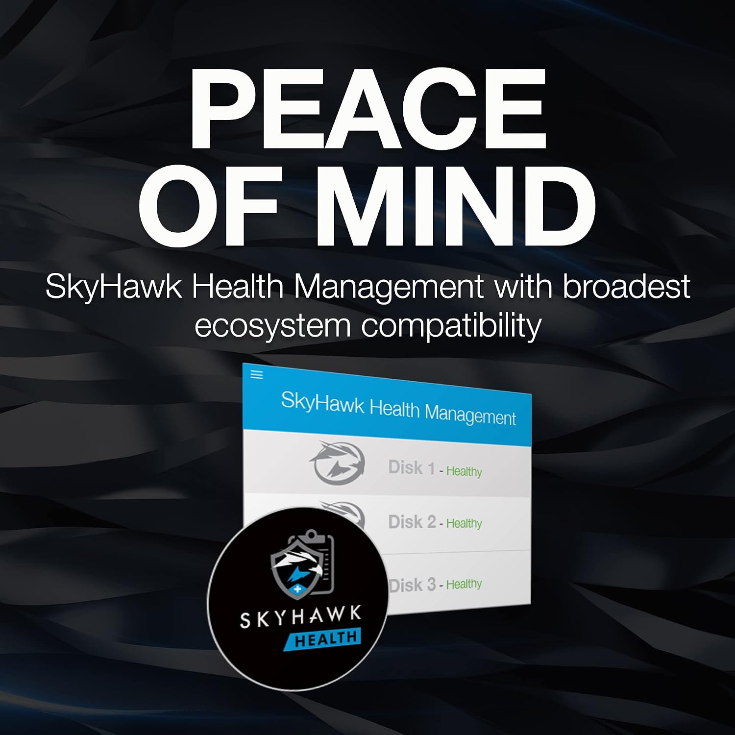 Seagate Skyhawk AI 16TB Video Internal Hard Drive HDD – 3.5 Inch SATA 6Gb/s 256MB Cache for DVR NVR Security Camera System with Drive Health Management and in-House Rescue Services (ST16000VE000)