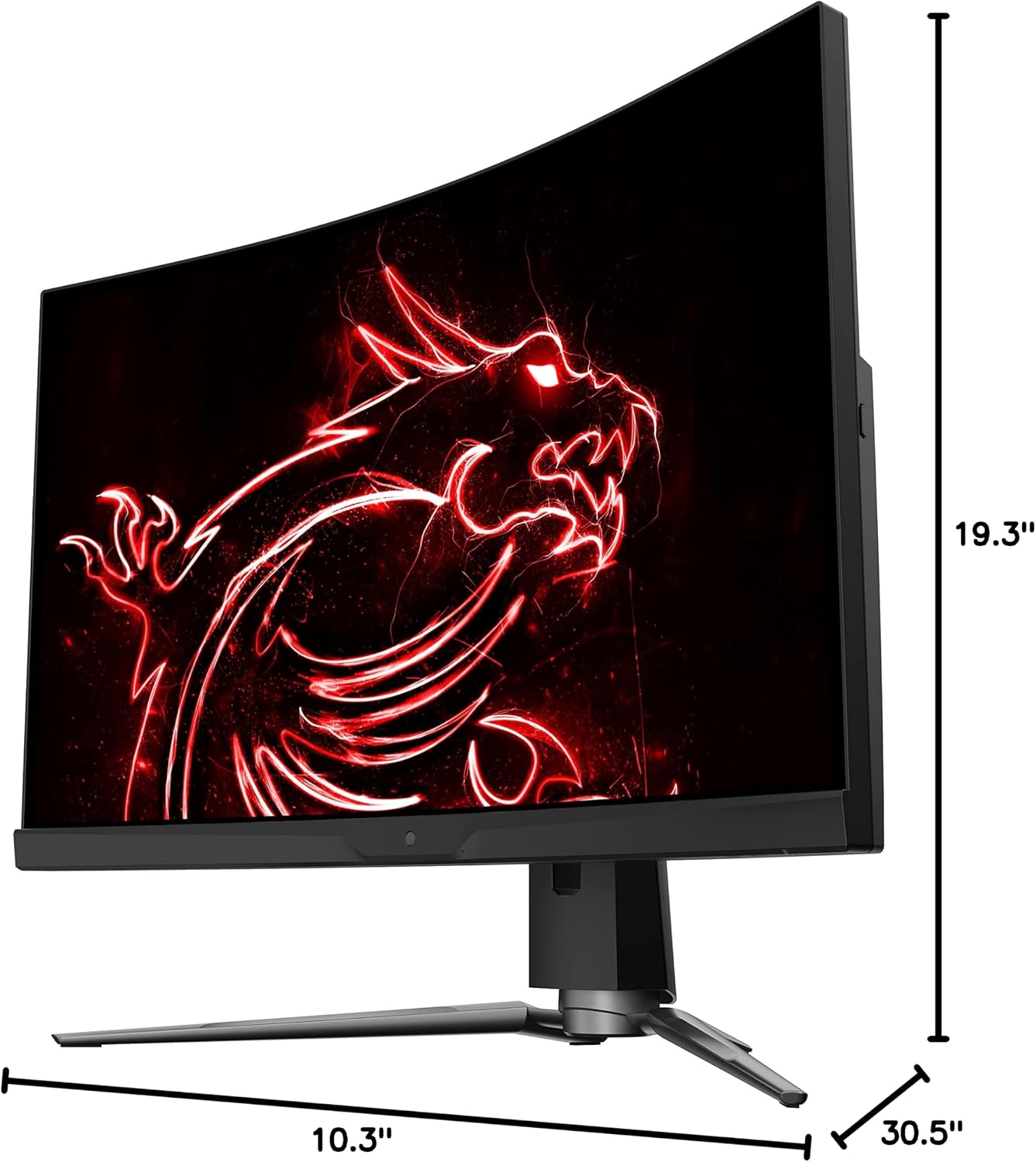 MSI MPG ARTYMIS 273CQR, 27' Gaming Monitor, 2560 x 1440 (QHD), VA, 165Hz, FreeSync Premium, HDR 400, HDMI, Displayport, USB C, Tilt, Swivel, Height Adjustable
