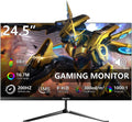 24.5 Inch Gaming Monitor, 200Hz Refresh Rate, FHD 1920x1080, Fast Response Time, Built-in Speakers, Metal Stand, VESA Compatible, for PC Gamers and Home Setup