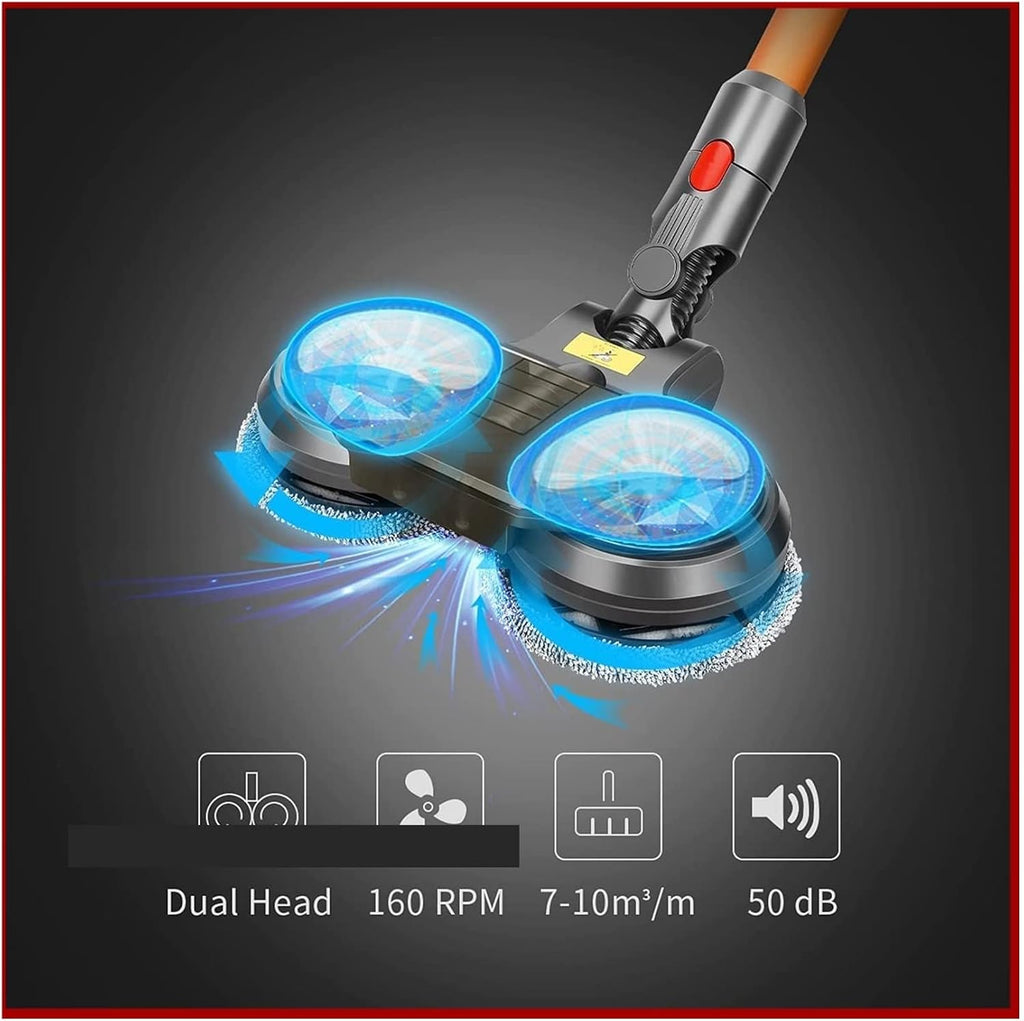 Electric Mop Attachment. Compatible For Dyson V11 V15 V10 V8 V7. Vacuum Cleaner Mop With Removable Water Tank 12 Mops Accessories Spare Parts