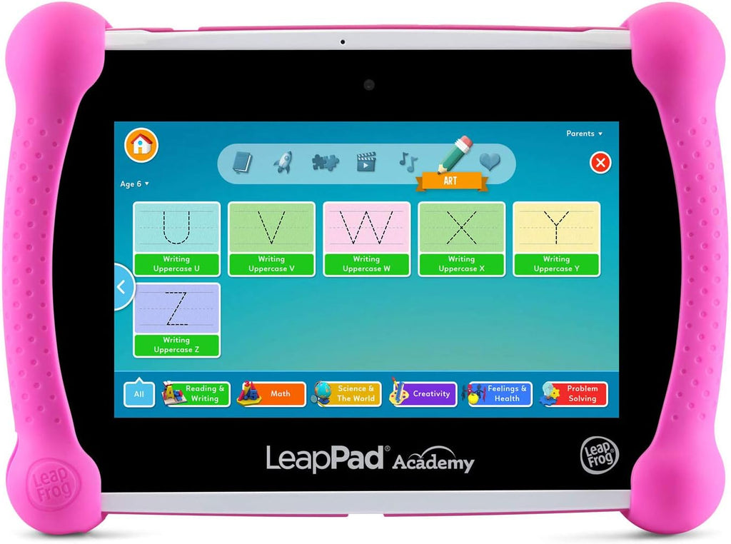 LeapFrog LeapPad Academy Kids' Learning Tablet, Pink