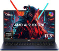 NIMO 17.3' Copilot+ AI Laptop, AMD Ryzen AI 9 HX 370 (Up to 5.1GHz), 16GB RAM 1TB SSD, Radeon 890M, 144Hz FHD Display, 100W Fast Charge, USB 4.0, Fingerprint, Backlit Keyboard, Gaming & Business
