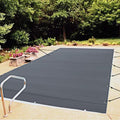 VEVOR 12x20ft Rectangular Swimming Pool Cover, PVC Charcoal Winter Canopy, Waterproof & Dirt-Repellent
