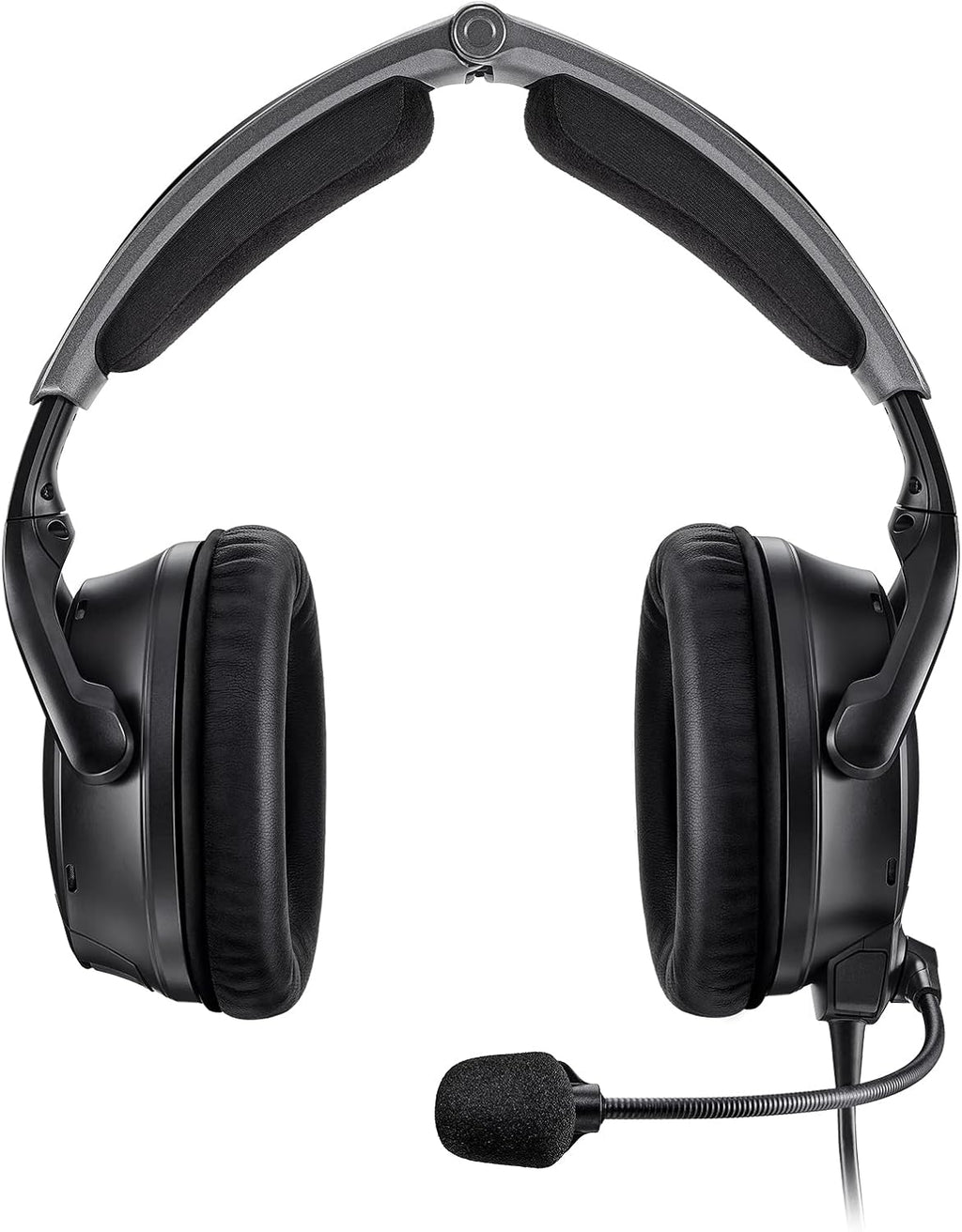 Bose A30 Bluetooth Aviation Headset - Lightweight Comfortable Design, Adjustable ANR and Noise Cancelling Microphone, [Dual Plug] – Black