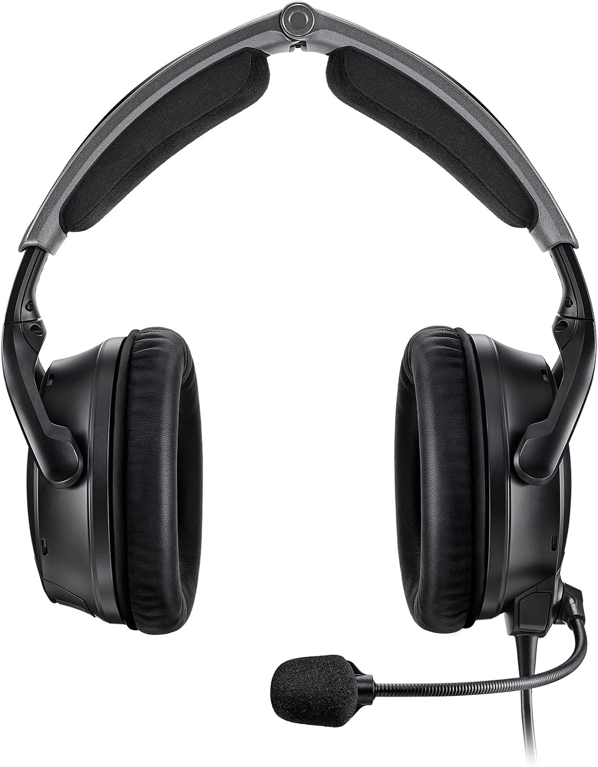 Bose A30 Bluetooth Aviation Headset - Lightweight Comfortable Design, Adjustable ANR and Noise Cancelling Microphone, [Dual Plug] – Black
