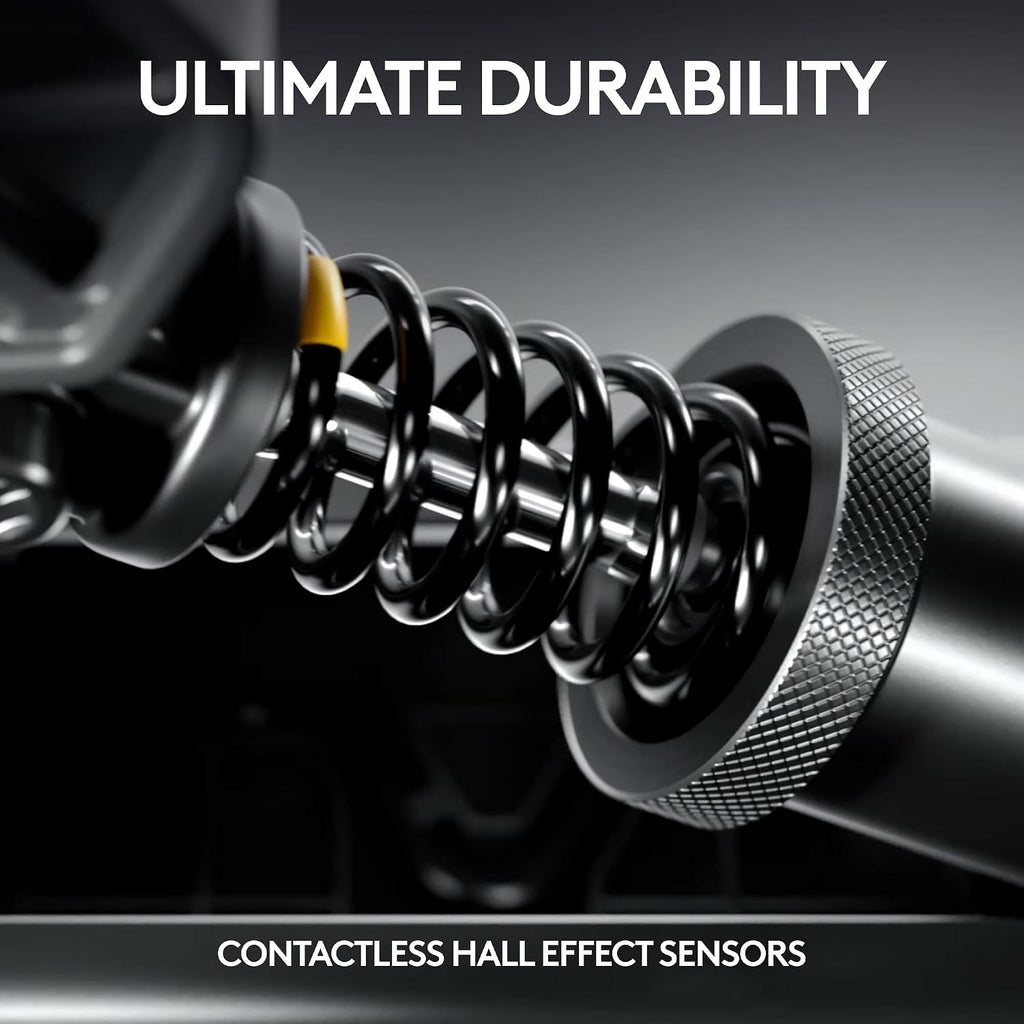 Logitech G PRO Racing Pedals - Racing Simulator Pedals with 100kg Load Cell Brake, Fully Customizable, Swappable Springs & Elastomers, Modular Design