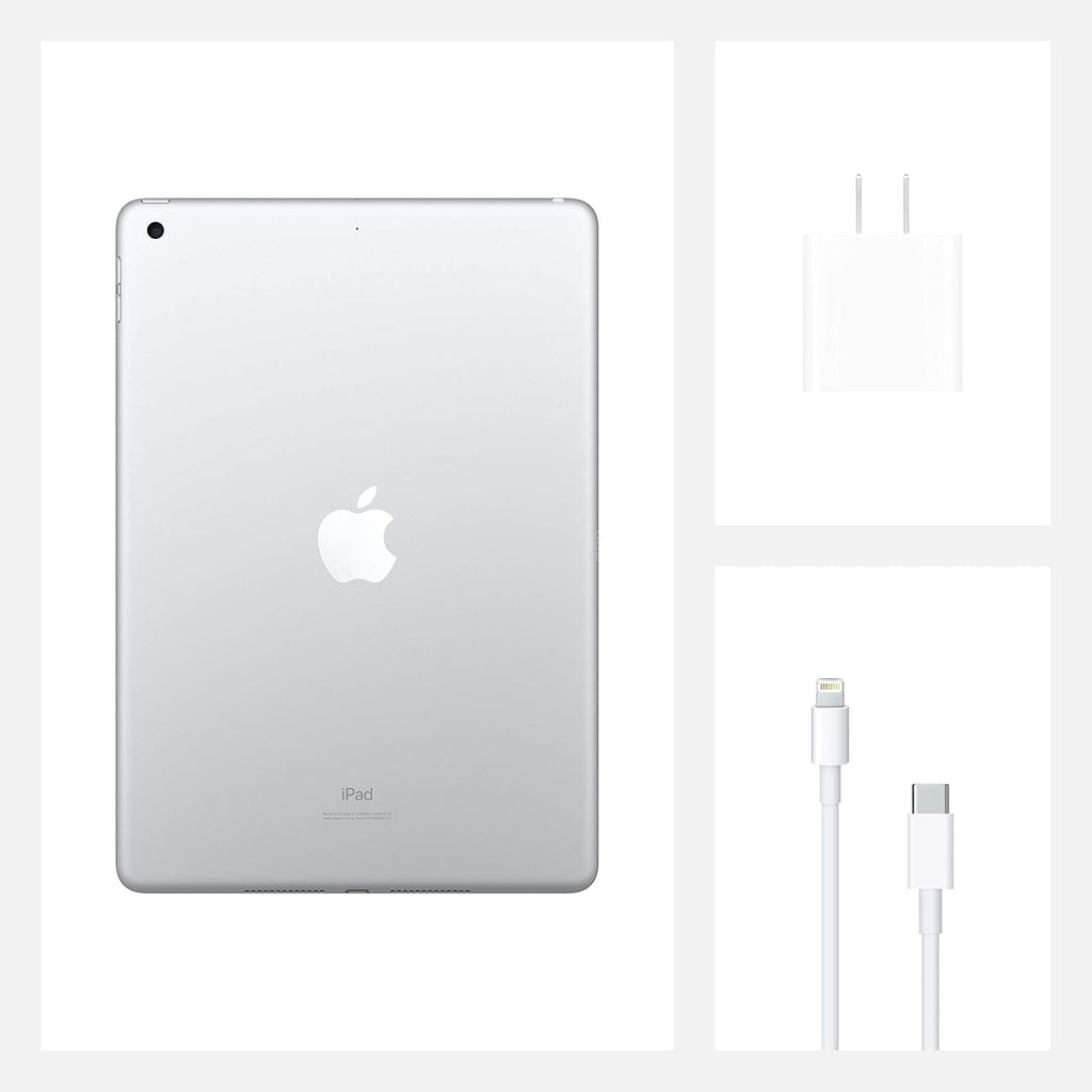 Apple 2020 iPad 10.2-inch, WiFi, 32GB - Silver (Renewed Premium)