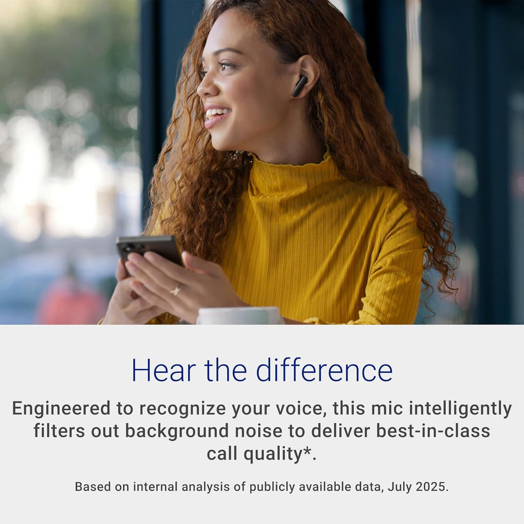 Dell Pro Plus Earbuds - EB525 - True Wireless, Bluetooth 5.3, AI-Based Noise-Cancelling mic, Adaptive ANC, Ear tip Sizes (XS, S, M, L)