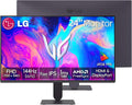 LG 24' Ultragear FHD Gaming Monitor, IPS Display, 144Hz Refresh Rate, 1ms MBR, HDR10, 99% sRGB, NVIDIA G-SYNC Compatible, AMD FreeSync, HDMI, DisplayPort, VESA Mountable, Ultra-Slim Bezel, Tilt, Black
