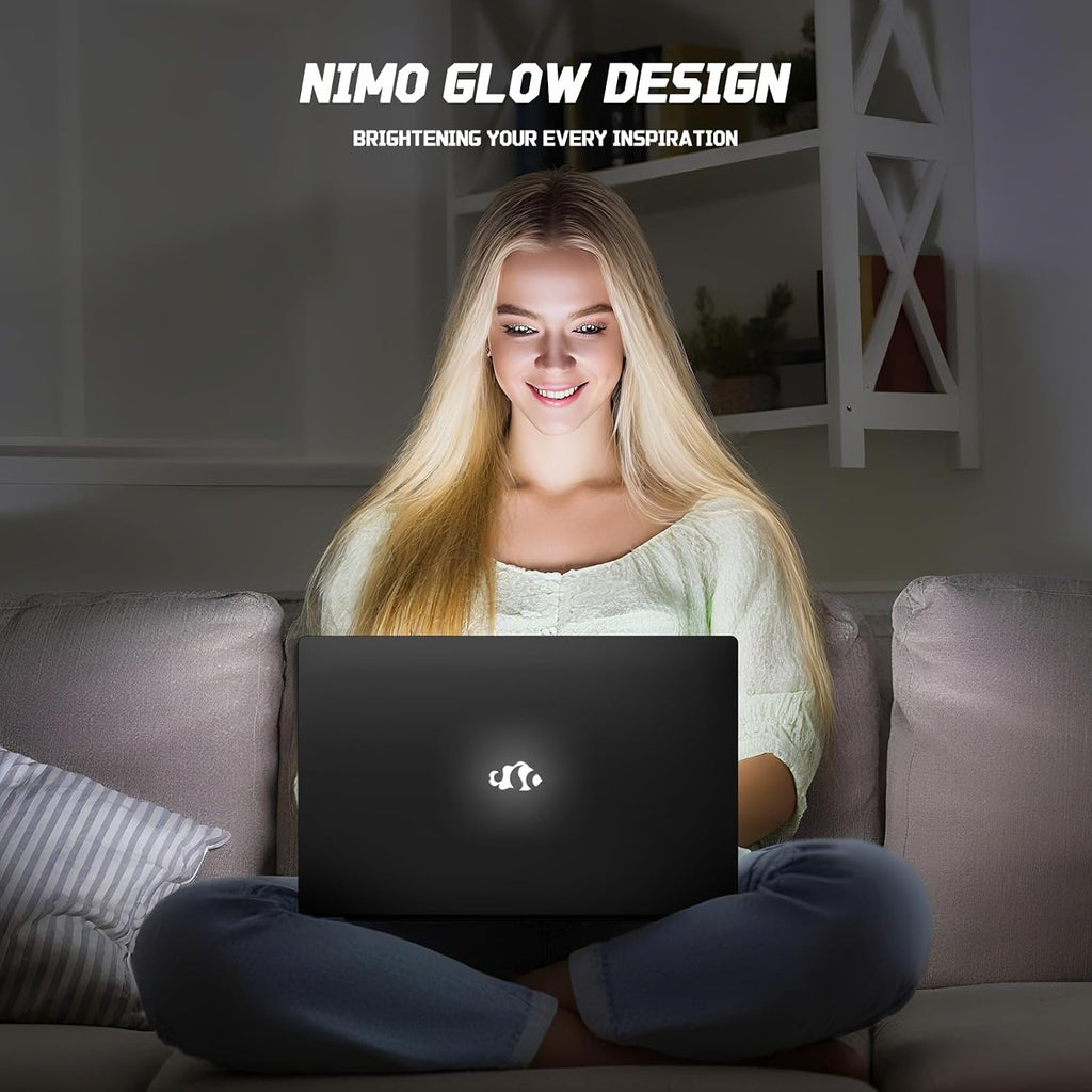 NIMO 15.6' Student Laptop, 8GB RAM 512GB SSD Intel Pentium N150 (Beat i3-1115G4, 4-Core Up to 3.4GHz), FHD Laptop with Backlit Keyboard 65W GaN Type-C Fingerprint, for Business and College Students