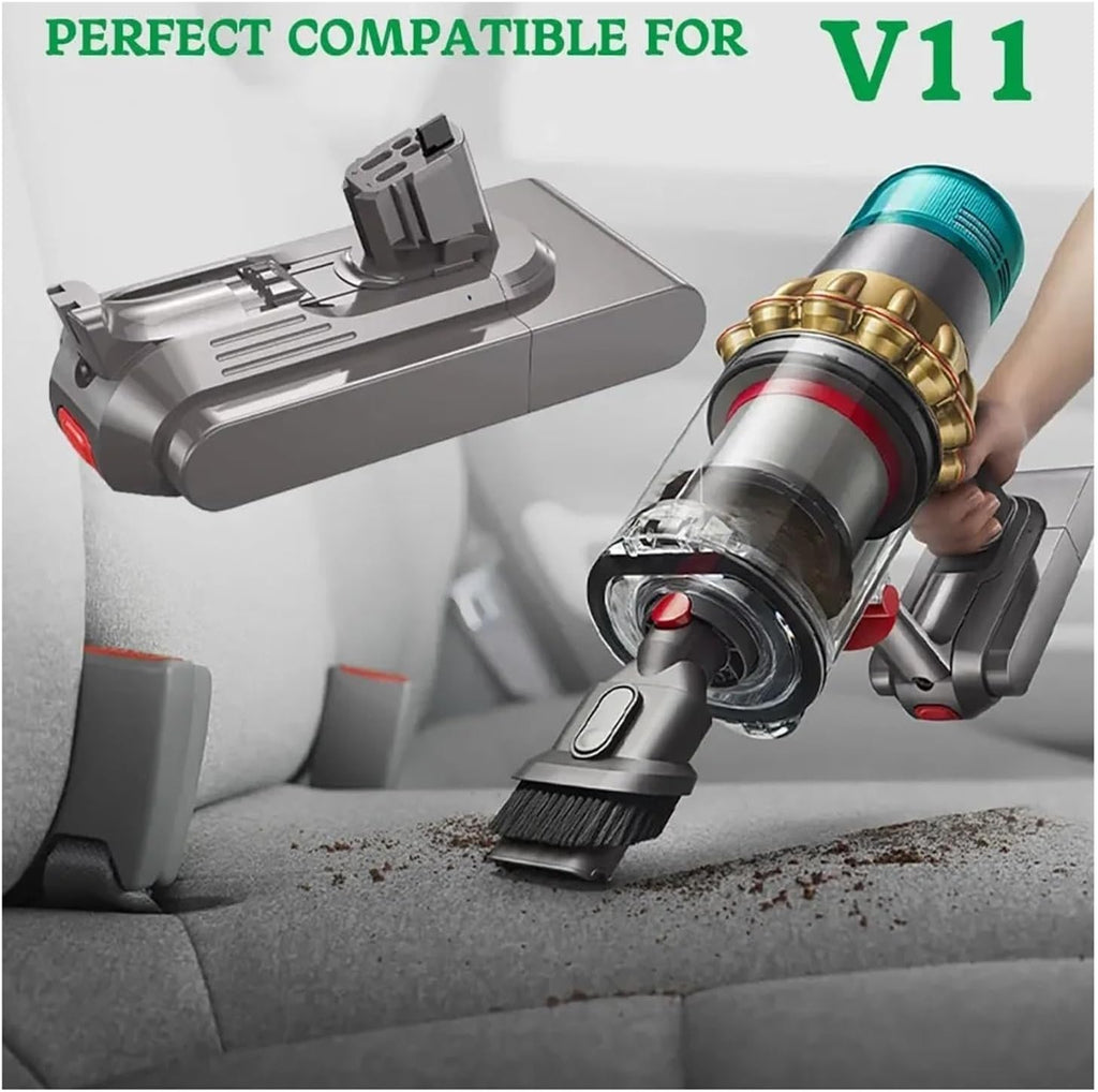 25.2V Battery, Compatible for Dyson V11 SV15 SV16 SV17 SV18 SV22, V11 Absolute V11 Animal V11 Fluffy Vacuum Cleaner Rechargeable Battery(1PC V11 SV15)