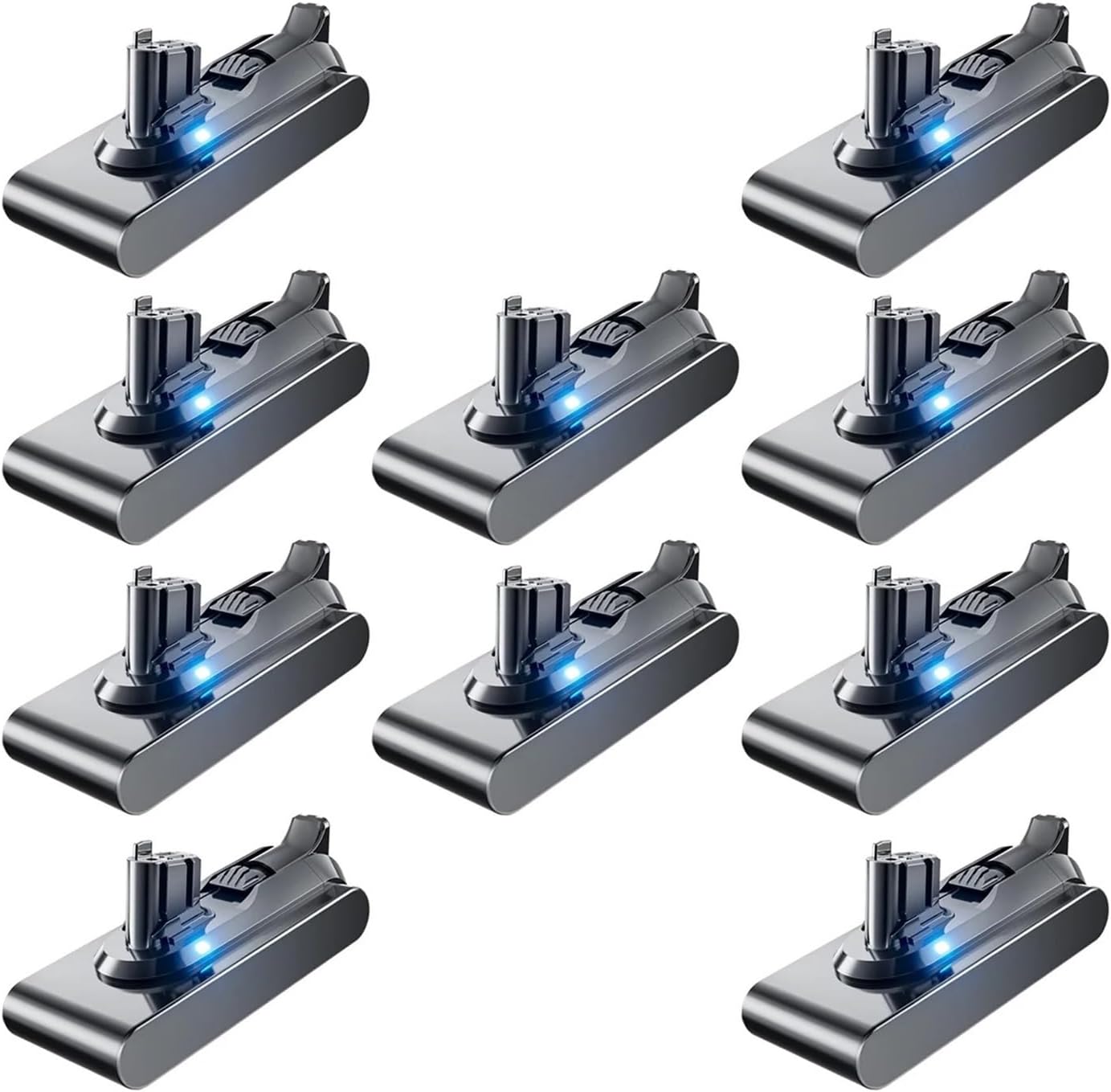 Compatible for Dyson V11 Screw Type Replacement Battery 25.2V 7000mAh SV15 Vacuum Cleaner Battery for V11 Series Rechargeable Battery(10Pack 7000mAh)