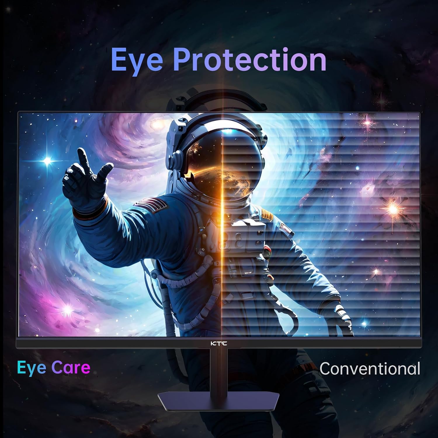 KTC 24.5 Inch Gaming Monitor, 180Hz (Up to 200Hz) Monitor FHD, Fast IPS 1080P 1ms, 128% sRGB HDR10, Freesync HDMI x 2 /DP x 1, VESA Tilt Adjustable Xbox PS5 Switch (HDMI Cable Included)