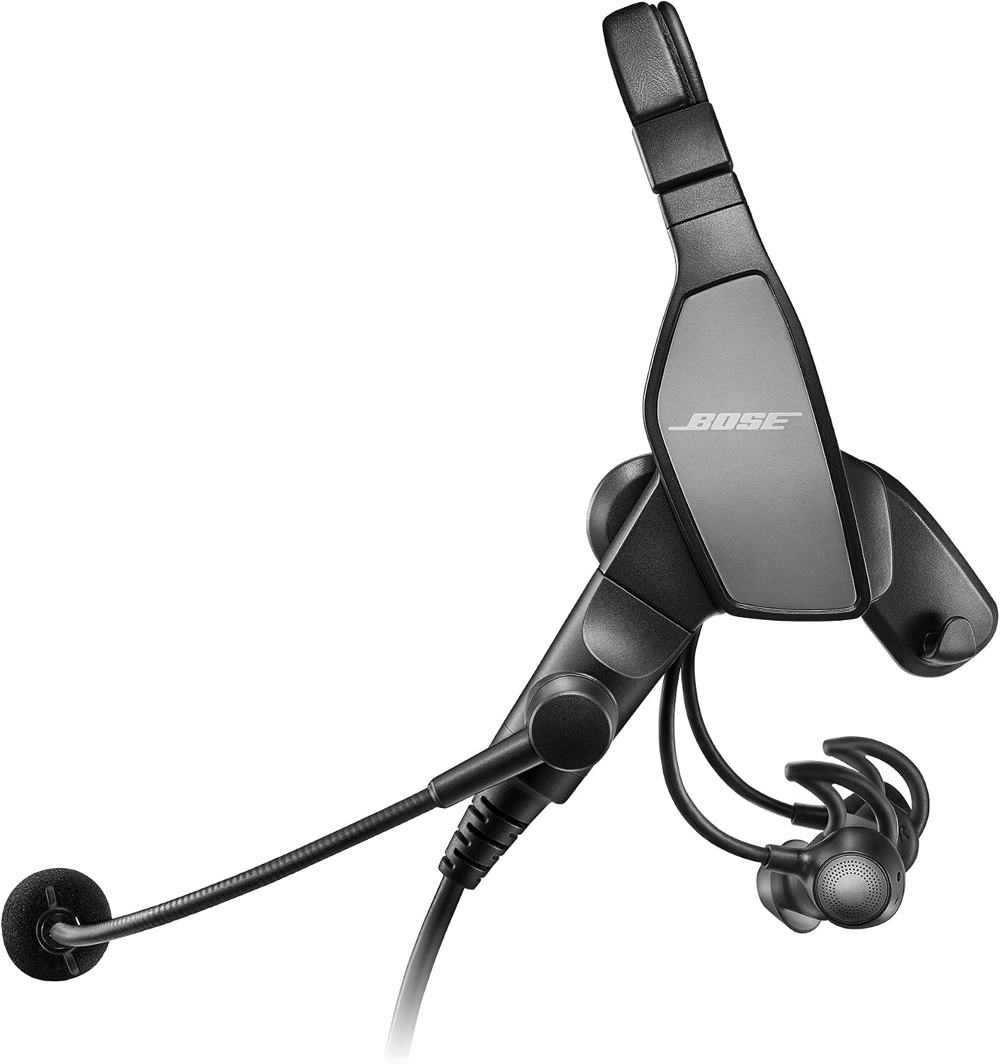 Bose Proflight Series 2 Aviation Headset with Bluetooth Connectivity, Dual Plug Cable, Black
