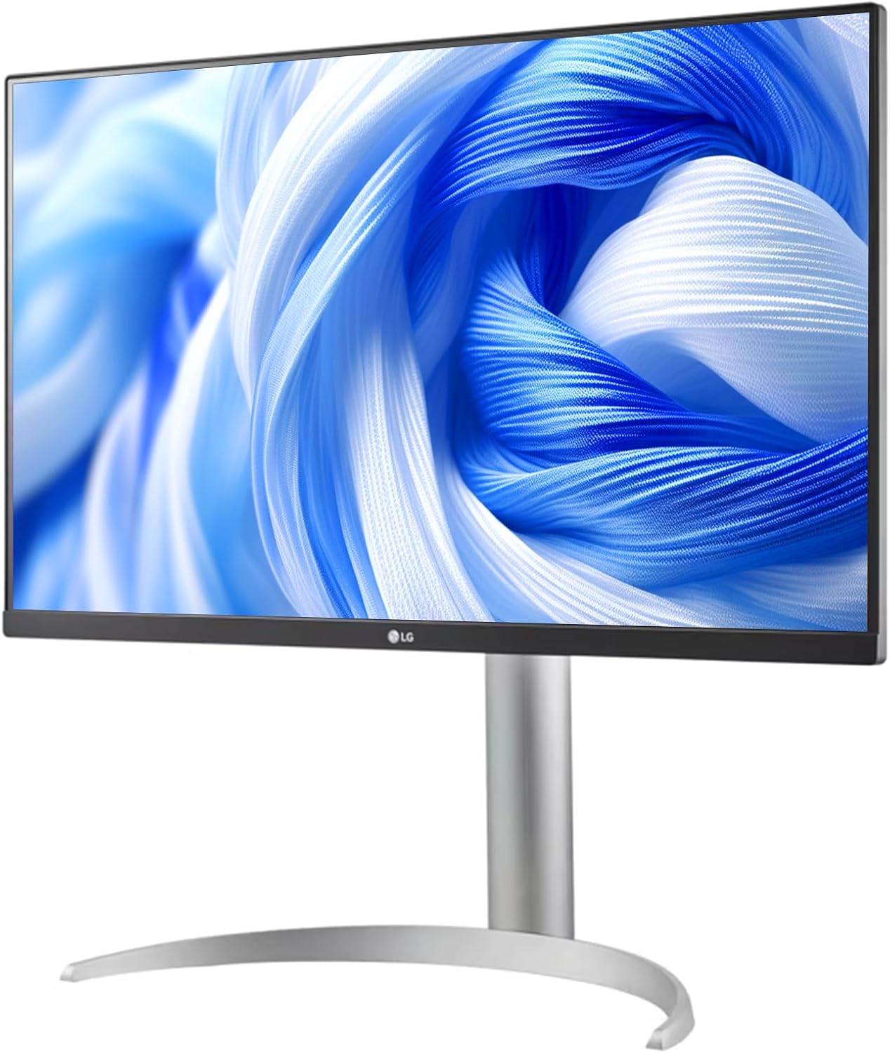 LG 27' Ultrafine 4K UHD (3840 x 2160) Monitor, 60Hz, VESA DisplayHDR™ 400, 5ms, Dynamic Action Sync, Flicker Safe, HDMI & DisplayPort, VESA Mount, Tilt/Height/Pivot Adjustable, White