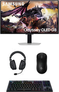 Samsung 32DG8 32' Odyssey G80SD 4k UHD Smart Gaming Monitor with PRO-X-2-LIGHTSPEED Headset, G915 Keyboard, and PRO-X-2-SUPERLIGHT Mouse (2024)