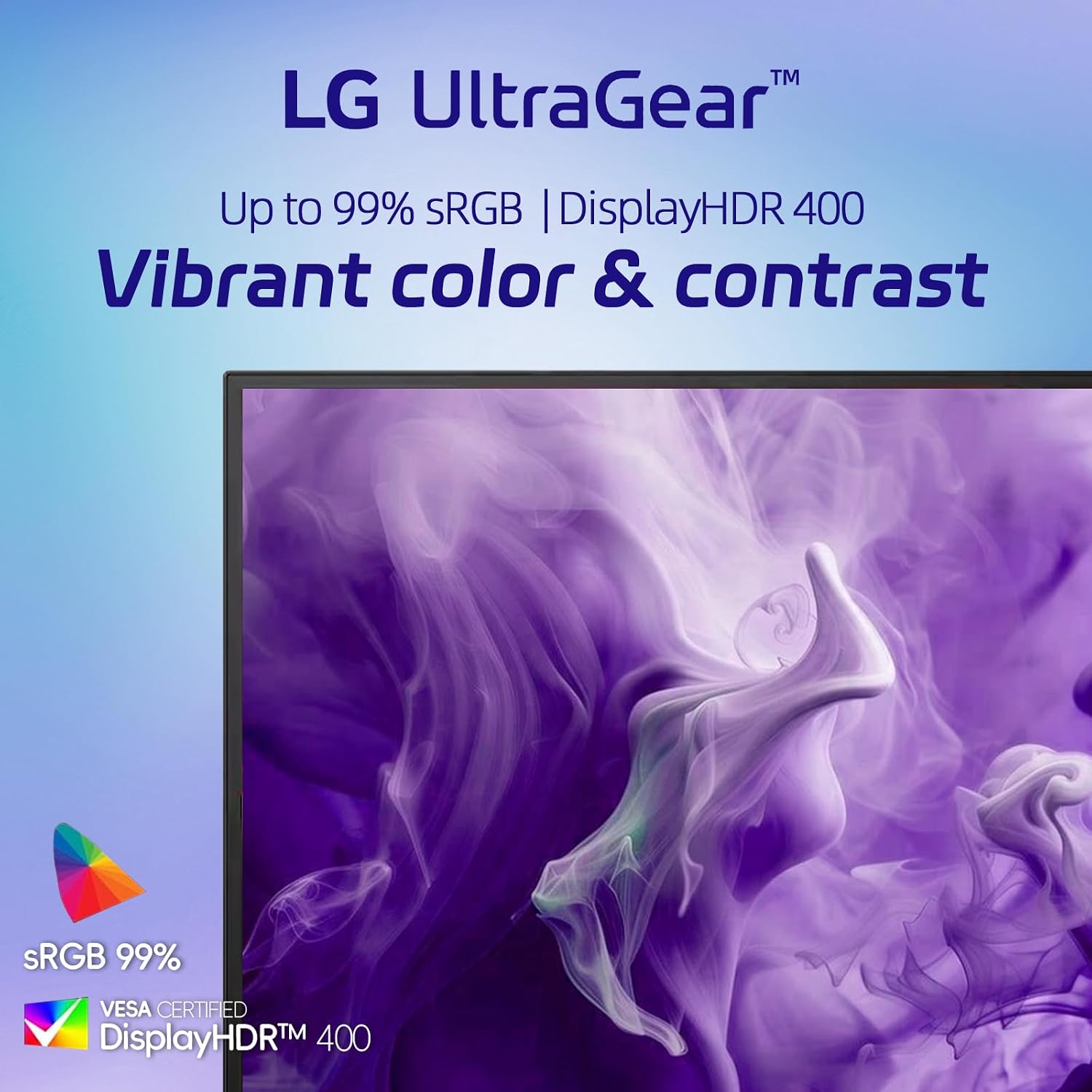LG Ultragear 27' QHD Gaming Monitor, 1440p IPS Display, 200Hz, 1ms Response, DisplayHDR 400, FreeSync Premium, HDMI, Displayport, USB Type-C, Tilt/Height/Swivel & Pivot Adjustment Stand
