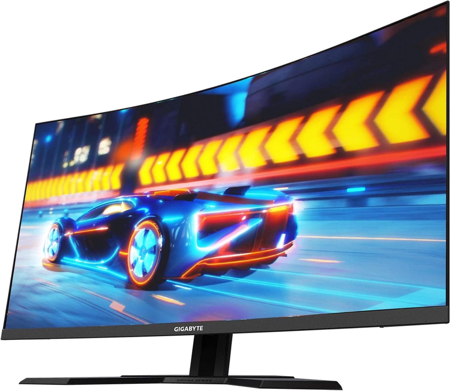 GIGABYTE G27F 27' 144Hz 1080P Gaming Monitor, 1920 x 1080 IPS Display, 1ms (MPRT) Response Time, 95% DCI-P3, FreeSync Premium, 1x Display Port 1.2, 2X HDMI 1.4, 2X USB 3.0, Black (G27F-SA)