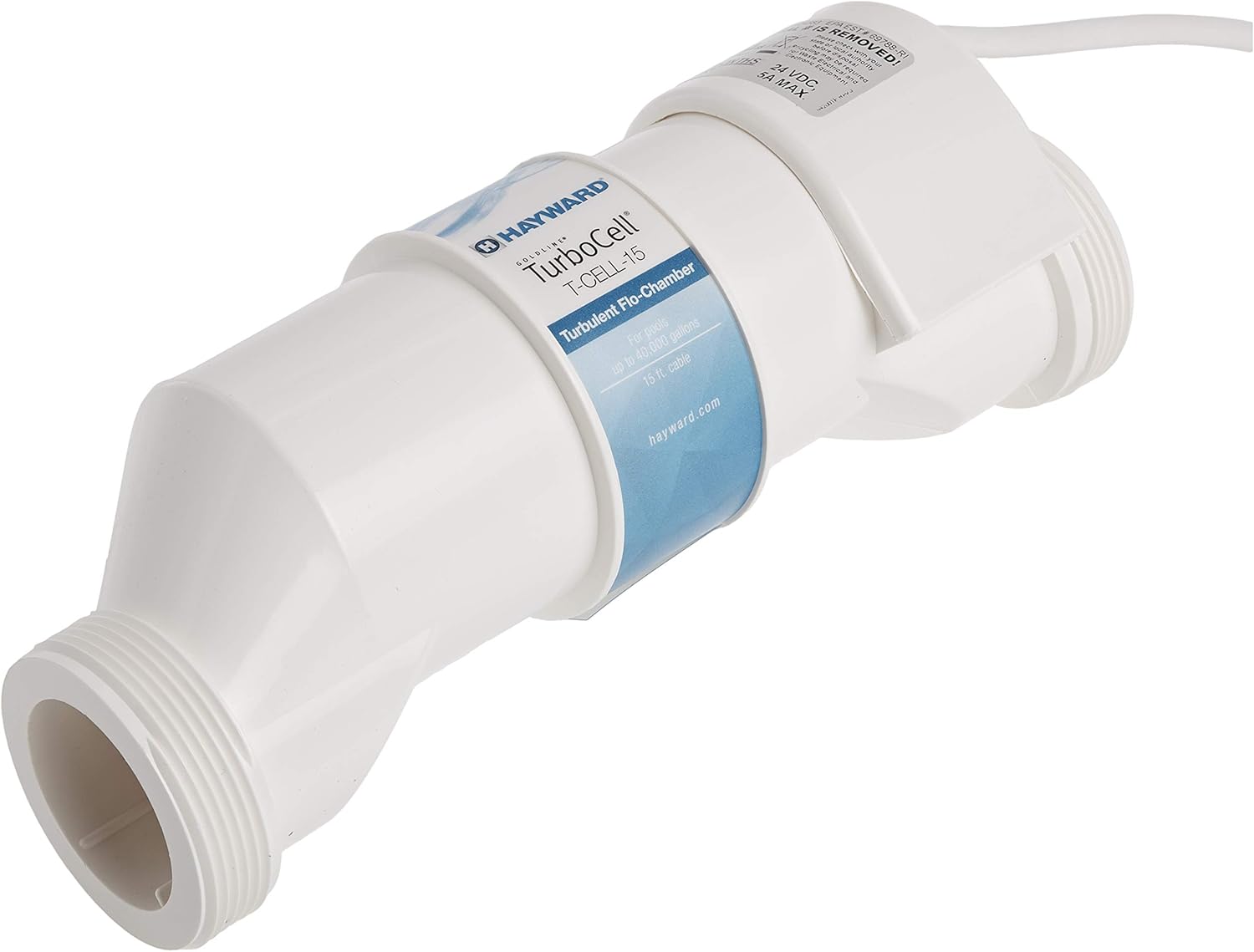 Hayward Salt Cell for Pool Chlorinator TurboCell W3T-CELL-15 Replacement for T-CELL-15, Salt Chlorine Generator for In-Ground Pools up to 40,000 Gallons