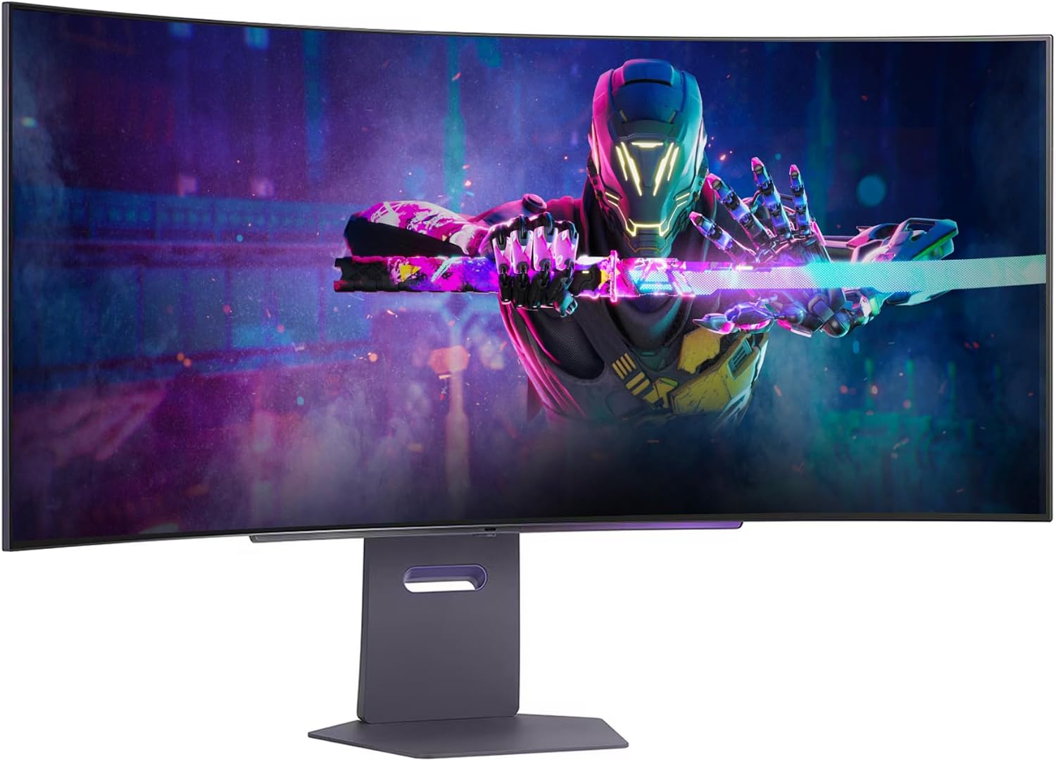 LG 45 Ultragear OLED Curved Gaming Monitor - 45' WQHD (3440x1440) OLED - 240Hz - 0.03ms GTG - 21:9-800R - AMD FreeSync Premium Pro - G-SYNC Compatible- DisplayHDR True Black 400 Wi-Fi w/ICP Hub
