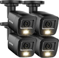 ANNKE 4 Pack 1080P HD TVI Home Security Camera Outdoor Indoor, 1920TVL, IP66 Waterproof, Night/Day Vision, Surveillance CCTV Bullet Cam