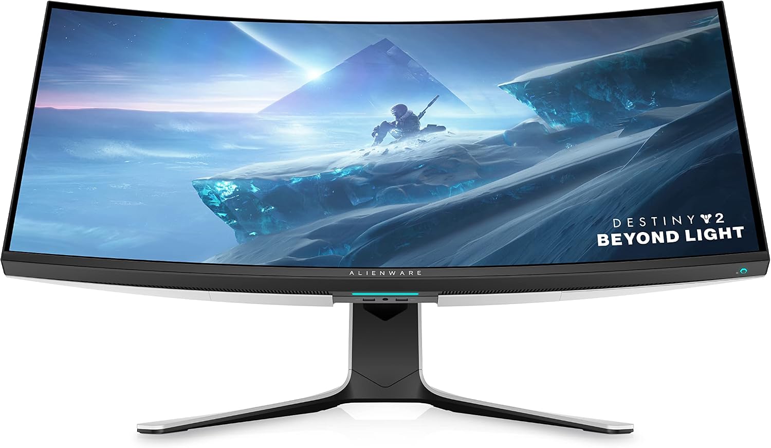Alienware Ultrawide Curved Gaming Monitor 38 Inch, 144Hz Refresh Rate, 3840 x 1600 WQHD , IPS, NVIDIA G-SYNC Ultimate, 1ms Response Time, 2300R Curvature, VESA Display HDR 600, AW3821DW - White
