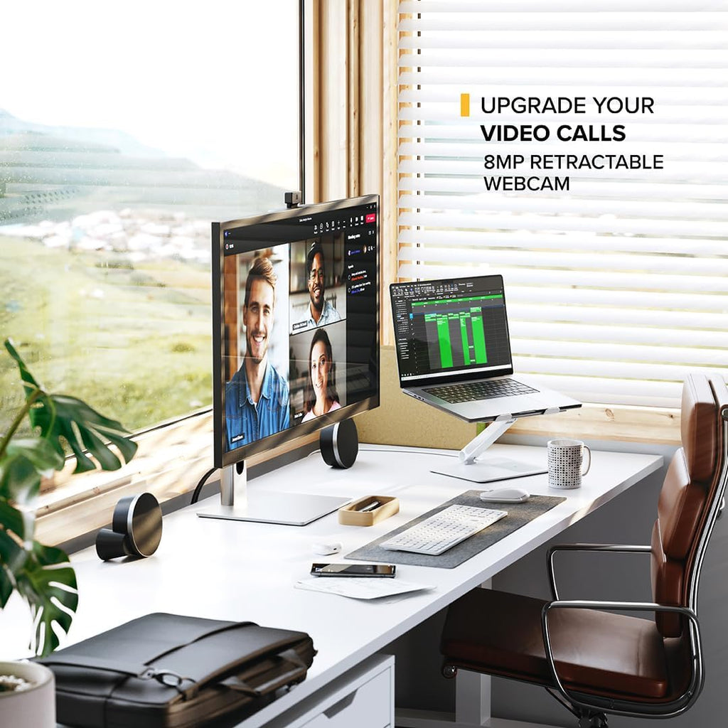 ALOGIC Clarity Pro 27' UHD 4K Monitor with 65W PD and Webcam